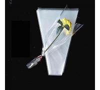 200 bustine trasparenti in plastica per bouquet di fiori, per composizioni floreali da matrimonio