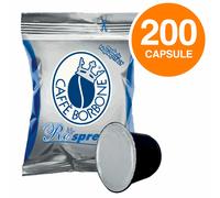 200 Capsule Caffè Borbone Miscela Blu Respresso Cremoso Compatibile Nespresso