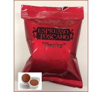200 capsule caffè ESPRESSO TOSCANO DECISO x macchine ESPRESSO POINT LAVAZZA