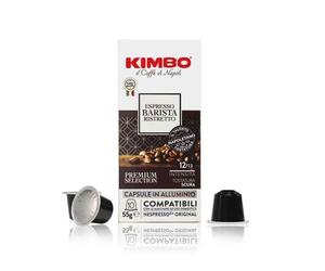 200 Capsule Caffè Kimbo Miscela BARISTA RISTRETTO Intenso compatibili Nespresso