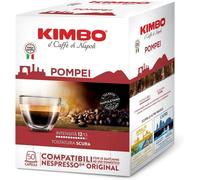 200 Capsule Caffe Kimbo Miscela POMPEI Compatibili Nespresso Tostatura Scura.