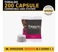 200 Capsule Caffè Toraldo Classica Compatibili Uno System