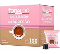 200 Capsule Caffè TORALDO per sistema Nespresso Miscela Dolce e Cremoso - Caffè D'eccellenza