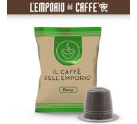 200 Capsule Il Caffè Dell' Emporio Compatibili Nespresso Dek Decaffeinato Verde