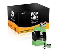 200 CAPSULE POP CAFFE' MOKA-UNO 2 CREMOSO COMPATIBILI UNO SYSTEM ILLY KIMBO