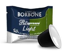 200 Capsule RESPRESSO Caffè Borbone Miscela Light, 50% di caffeina in meno della Miscela Blu - 200 Capsule - Compatibili con Nespresso -