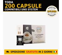 200 Capsule Toda Dakar Caffè Compatibili Uno System