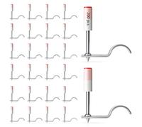 200 chiodi per pistola per unghie: chiodi in acciaio ad alta resistenza per cemento e acciaio, 7,3 mm, mini chiodatrice manuale ideale per canaline via cavo, soffitto e fissaggio a parete