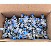 200 chiodi rotondi da 25 mm/37 mm/42 mm per mini pistola per chiodi in acciaio manuale rivettatrice diametro 7,3 mm fissaggio a parete chiodi da fuoco (colore: 200 pezzi 42 mm)