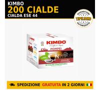 200 Cialde Caffè Kimbo Pompei Ese 44 mm - Offerta Multipack