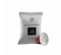 200 Cialde Capsule Lollo Nero Caffe Compatibile Nespresso Miscela Nera