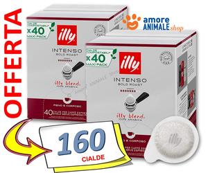 200 → Cialde ILLY Caffè Carta Filtro ESE 44 - Caffe Tostatura dal Gusto INTENSO