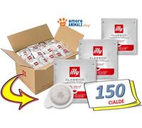 200 Cialde → ILLY Caffè in Carta Filtro ESE 44 - Caffe Tostatura Gusto CLASSICO