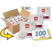 200 Cialde → ILLY Caffè in Carta Filtro ESE 44 - Caffe Tostatura Gusto INTENSO