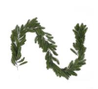 200 cm Abete artificiale di Natale verde realistico pieghevole | 200 cm di lunghezza, design realistico a forma di abete, più flessibile per il nucleo, per interni ed esterni, colore verde