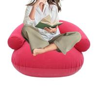 200 cm Space Saving Air Sofa Inflatable Lounger - Plush Flocked Seating,Compact Pieghevole Chair for Camping Beach Pool Travel Stadium Bedroom Movie Night Indoor Outdoor Comfort Relax LeisureTimeX