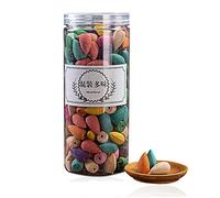 200 coni di incenso naturali a riflusso per il flusso di incenso, coni di incenso naturali, bastoncini per il flusso di incenso naturale, per profumazione domestica, compleanno, anniversario, regalo