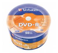 200 DVD-R Verbatim Matt Silver AZO 4,7GB 16X 120 min Shrink Cellwrap 43788