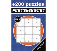 +200 Easy Sudoku Puzzles: For adults, teens and kids 8-12 | Only easy level to help you start your journey | Brain-boosting way to spend your time