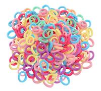 200 elastici per capelli da ragazza, colorati, elastici, per ragazze, mini fasce senza cuciture, ideali come regalo di Natale