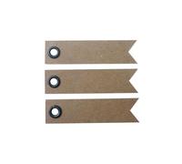 200 etichette kraft 5 cm - Fanion
