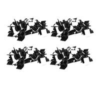 200 fascette fermacavi autoadesive, in plastica, rettangolari, per legare rapidamente i cavi, supporto per la gestione dei cavi