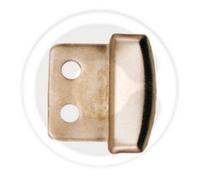 200 fermaspecchi fermo 4 mm per specchio nichel in acciaio con feltrino