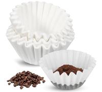 200 filtri da caffè 80/200 mm, bianchi, sacchetti filtranti per macchina da caffè, compatibili con Beem, Philips, Cuisinart, Gastroback, carta filtrante usa e getta per caffè aromatico