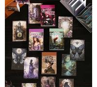 200 Fogli Adesivi per Scrapbooking Stickers Accessori Fata dei Fiori e Gotico Libro di Adesivi Vintage per Decorare Album, Bullet Journal e fai da te Quaderni(Libro magico di adesivi)