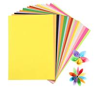 200 Fogli Carta Colorata A4 Stampante, 20 Colori Carta Origami, 80gsm Cartoncini Colorati A4 per Lavoretti Bambini Progetti Artistici e DIY Artigianato Disegno Abbozzare