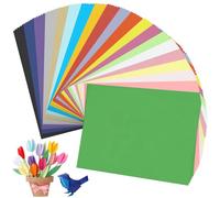 200 Fogli Carta per Origami, 20 Colori, Cartoncini Colorati A4, 70 g/m², Carta Colorata, per DIY Bricolage, Artigianato, Progetti Creativi per Bambini e Adulti
