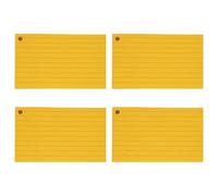 200 fogli colorati biglietti da studio 7,6 x 12,7 cm con anelli di metallo portatili foderati biglietti per ufficio forniture scolastiche tascabili vocabolario carte di apprendimento