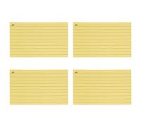 200 fogli di biglietti colorati con anelli in metallo per prendere appunti journaling 7,6 x 12,7 cm foderato carte di studio Pocket Note Card Travel Note Cards