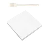 200 Fogli Di Carta Assorbente Rotonda E 1 Pennello Per Olio Al Silicone, Carta Assorbente Per Olio, Carta Da Forno Antiaderente, Accessori Da Forno, Accessori Da Cucina
