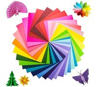 200 fogli di carta colorata, 20 volantini A4 a colori, 70 gsm, adatti per attività artistiche per bambini, attività artigianali, arti fai-da-te, scuola.