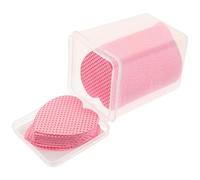 200 Fogli Dischetti Solventi per Unghie a Cuore Rosa in Cotone | Confezione Scatola, Assorbenti e Morbidi, per Smalto Acrilico e Uso Domestico o Salone