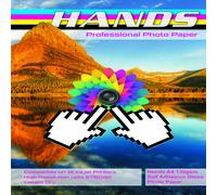 200 Fogli Mani Professionali A4 135gsm Carta Glossy Autoadesiva