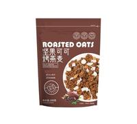 200 g di farina d'avena arrostita con noci e cacao, cotta a bassa temperatura, croccante e pronta da mangiare, perfetta for la colazione(3pcs)