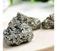 200 g di pirite naturale pietra grezza pietra cluster roccia minerale energia decorazione per la casa campione di decorazione minerale collec-50-70 g (1-3 pezzi)
