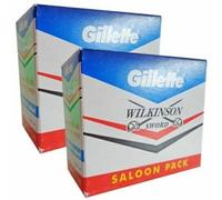 200 gillette wilkinson spada rasoio Saloon DE rasoio di sicurezza da barba
