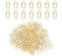 200 graffette a forma di cuore, mini graffette dorate, divertenti e carine graffette per ufficio, decorazione di nozze, documenti, organizer per appunti