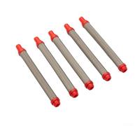 200 inserti filtro a rete airless per sistemi di spruzzatura Wagner - acciaio inossidabile 304, lunghezza 103 mm, diametro 10,5 mm, confezione da 5 filtri di ricambio per base