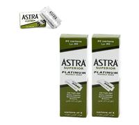 200 lame ASTRA SUPERIOR PLATINUM lame da barba per rasoio barbiere rasatura