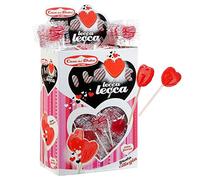 200 LECCA LECCA I LOVE FORMA CUORE ROSSO CILIEGIA CHUPA SFUSI CASA DEL DOLCE