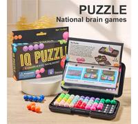 200 livelli Gioco di labirinto di intelligenza a piramide per bambini, rompicapo di piramide di saggezza 2D 3D, regalo per bambini e bambine di età 3-12 anni (i colori delle biglie possono variare ris