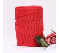 200 m/rotolo 3mm Hollow Lavorato A Maglia Crochet Filati Per Il FAI DA TE Borsa Della Borsa Cestino Chunky Trapillo Cavo di Nylon Filo di Poliestere Corda Rotonda