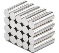 200 magneti al neodimio extra forti, 3 x 1 mm, piccoli magneti rotondi per lavagne magnetiche, bacheca, frigorifero, artigianato, lavagna bianca