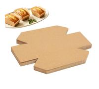 200 Mini Bread Paper Liners - Waterproof and Oil-Proof Loaf Sheets | Paper Material Featuring a 120g Weight and 5x3x3cm Size Built for Oven and Air Fryer Sandwich, Cake, and Sourdough Baking
