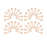 200 mini cucchiaini da dessert in legno per gelato - Cucchiaini monouso in