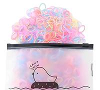 200 Mini Fasce Elastiche per Capelli Elastici a Treccia Morbida per Capelli per Bambini, Acconciatura da Sposa, Piccoli Dreadlock e Altro Ancora (Multicolore)